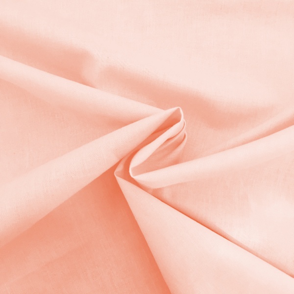 2.5 metre wide Polycotton Peach